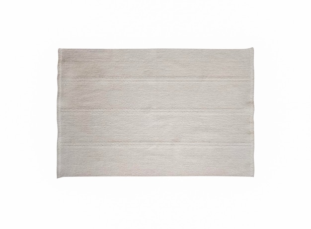 Katoenen mat doek geïsoleerd op een witte achtergrond