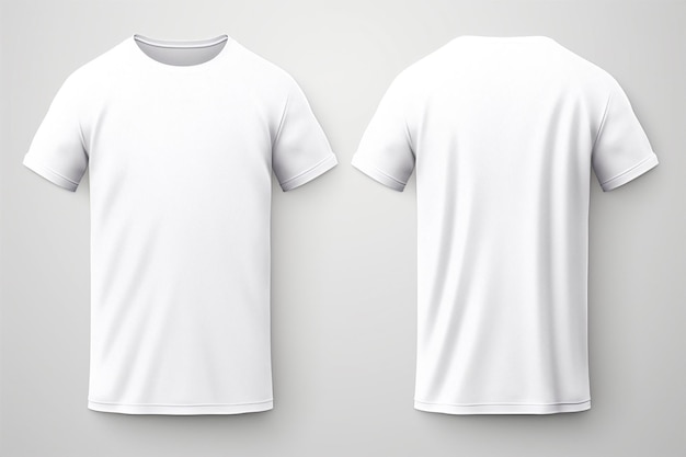 Katoenen t-shirt blanco wit