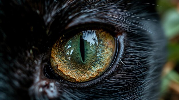 katten ogen HD 8K behang Stock Fotografische