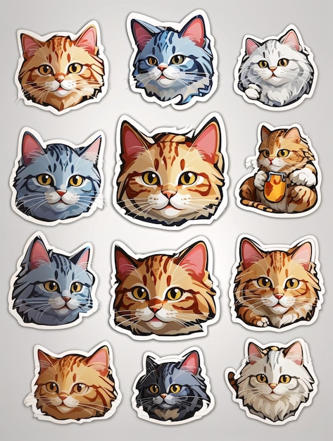 Katten stickers
