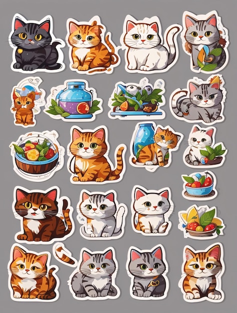 Katten stickers