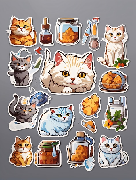 Katten stickers