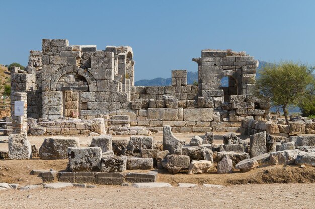 Kaunos oude stad uit Dalyan, Turkije