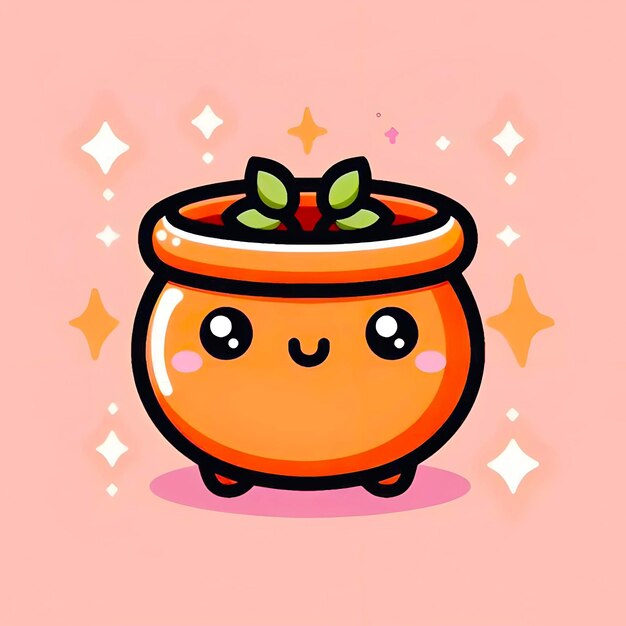 Kawaii Cute Pot