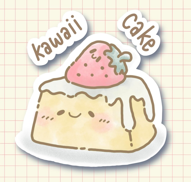 Kawaiicake en aardbei