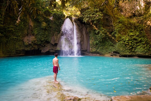 Kawasan Falls in Cebu, Philippines