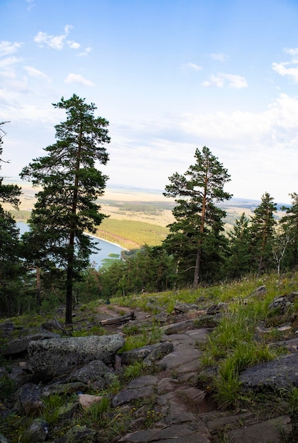 Kazakh hills North Kazakhstan region Imantau High quality photo