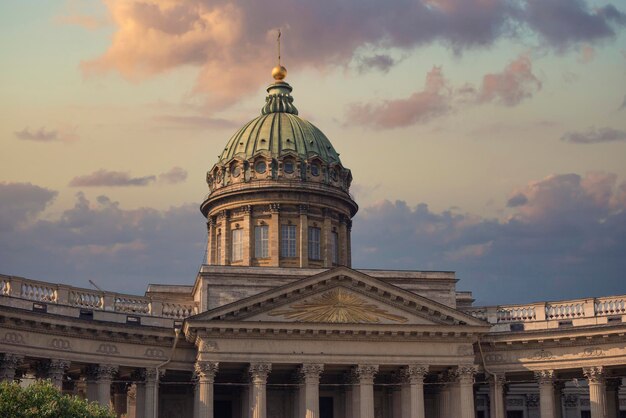 Kazan Cathedral in the city of St Petersburg