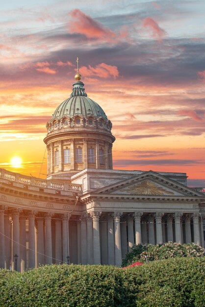 Kazan Cathedral in the city of St Petersburg