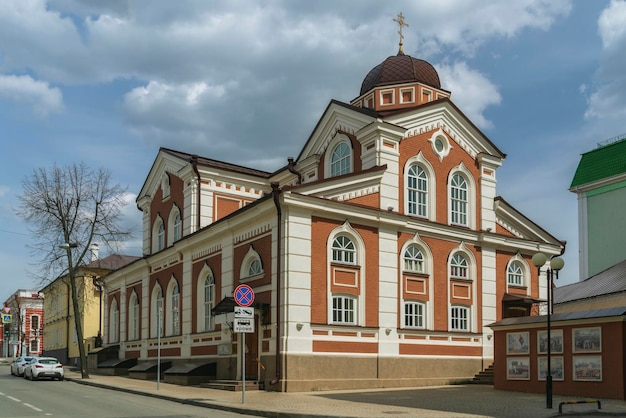 Kazan Republic of Tatarstan Russia 05072021 Lozhkinskoy Almshouse에서 Radonezh 교회의 St Sergius