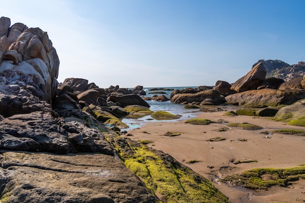 Ke Ga strand bij Mui Ne Phan Thiet Binh Thuan Vietnam Ke Ga Kaap of vuurtoren is de meest favoriete bestemming voor bezoekers van La Gi Binh Thoan provincie