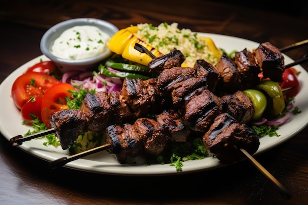 Kebabs turkish cuisine