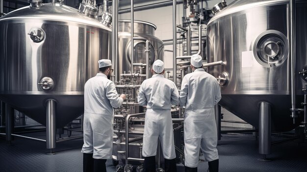 Фото Пиво для пивоваренного завода в бочках