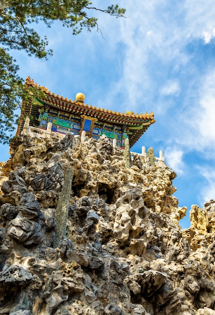 Keizerlijke tuin Yuhuayuan in de Verboden Stad in Peking - China
