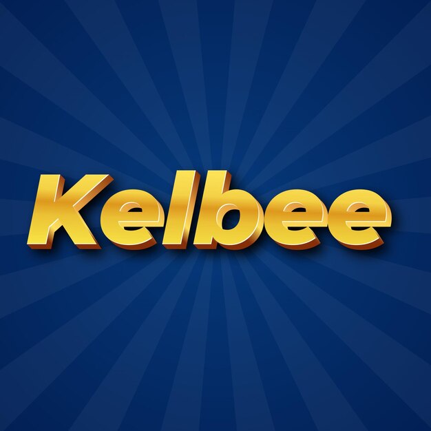 Kelbee text effect gold jpg attractive background card photo