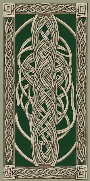 Foto keltische knoopkunst