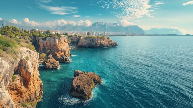 Photo kemer antalya turkey aerial view