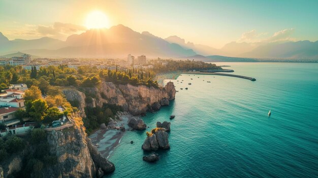 Photo kemer antalya turkey aerial view