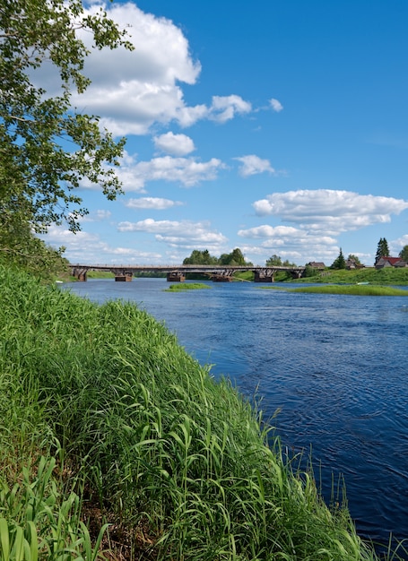 Ken River Valley.Arkhangelsk region, Russia