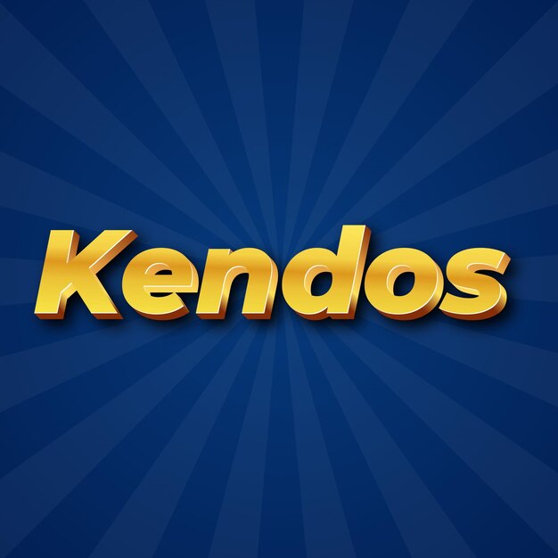 Kendos Text effect Gold JPG attractive background card photo