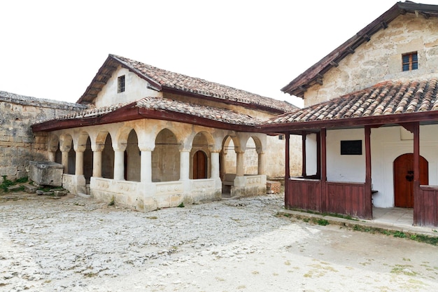 Photo kenesa synagogue chufutkale town crimea