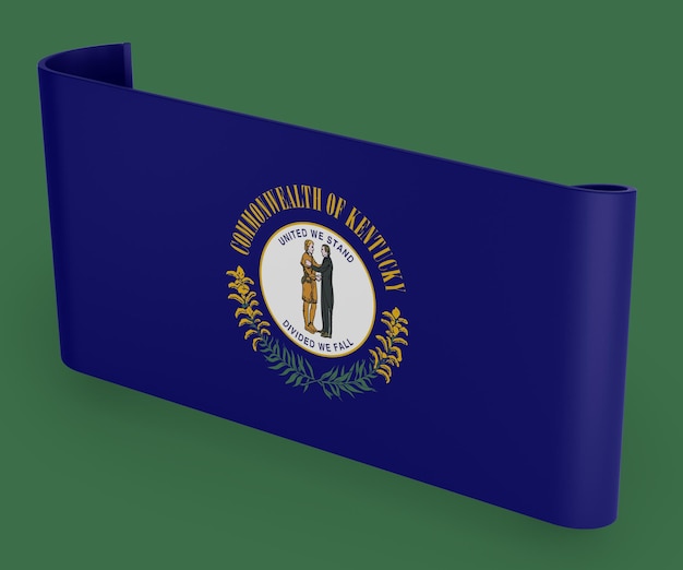 Kentucky vlag lint banner