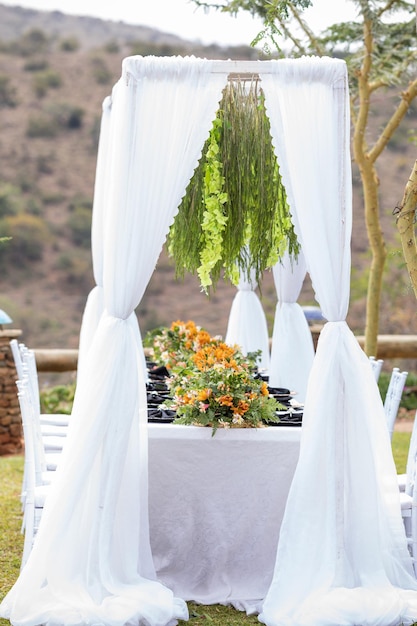 Kenya Wedding Reception Venue Decoraties Adembenemend Stunning Setups Outdoors Op Locatie Beautifu