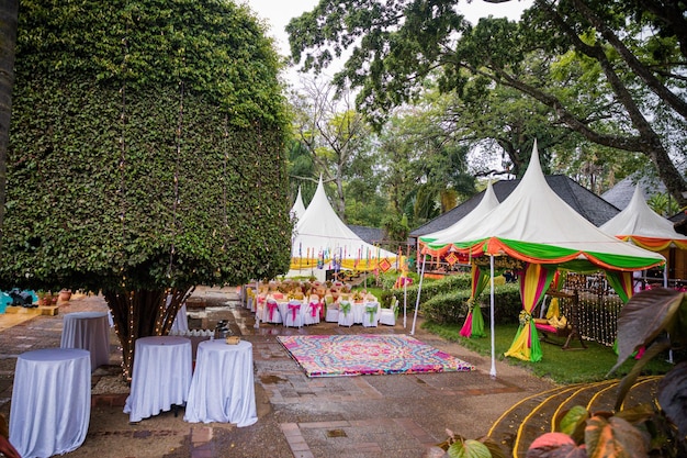 케냐 결혼식 인도 아시아 세부 사항 텍스처 액세서리 결혼식 관습 의식 나이로비 도시