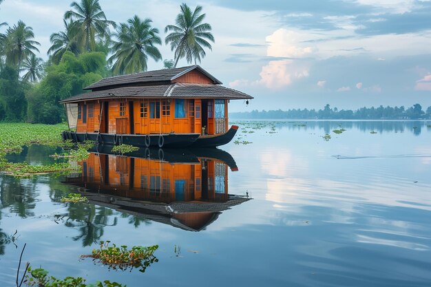 In Keralas backwaters India Generative Ai