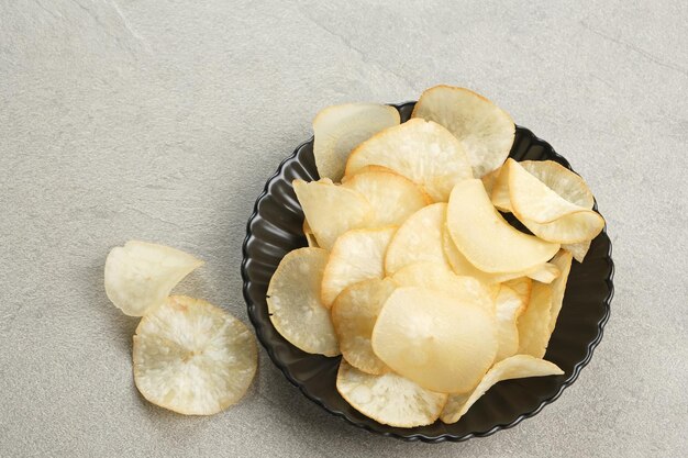 Keripik Singkong 또는 Cassava Chips 인도네시아 전통 스낵