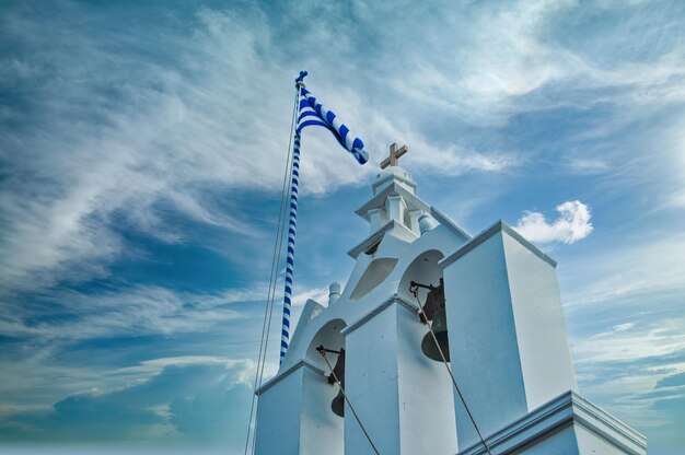 Kerk in Chora dorp Folegandros