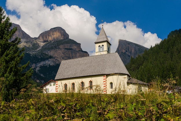 Kerk in Fassa Valley