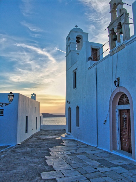 Kerk in het dorp Plaka op het eiland Milos