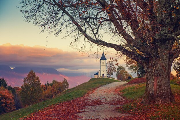 Kerk Jamnik Slovenië