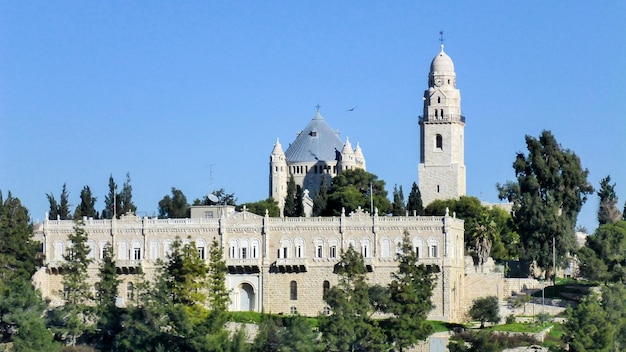Kerk van de Hemelvaart van de Maagd. Jeruzalem, Israel