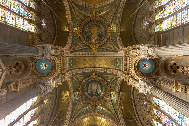 Kerk van Lyon Notre-Dame de Fourviere