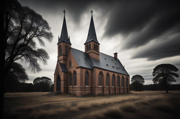 Kerk van Onze Lieve Vrouw van de Rozenkrans in Riga Letland generatieve ai