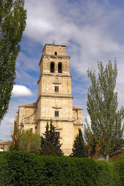 Kerk van San Martin, Mota del Marques, provincie Valladolid, Spanje