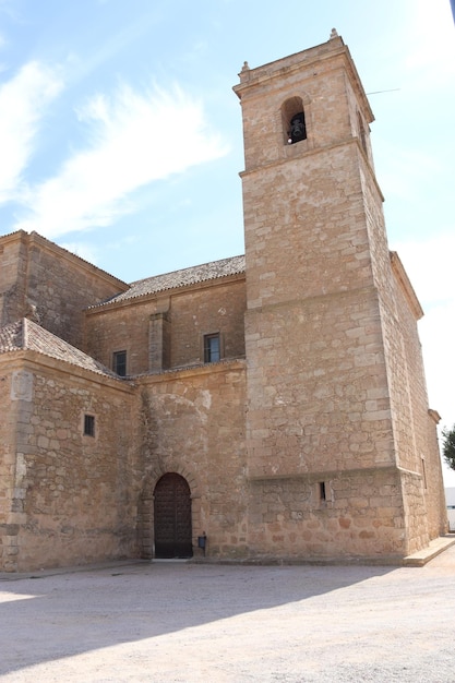 Foto kerk van santiago apostol santa cruz de la zarza toledo spanje