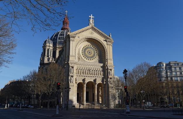 Kerk van St. Augustin Parijs Gebouwd tussen 1860 en 1871 deze kerk is gelegen op het kruispunt van Boulevard Haussmann en Boulevard Malesherbes