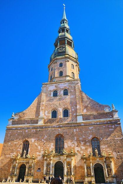 Kerk van St. Peter St. Peters Kerk Petrikirche Riga