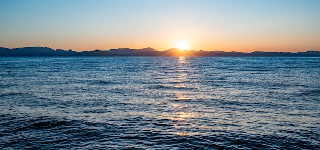 Kerkyra Corfu-stad aan de westkust van het eiland Corfu in de Ionische zee