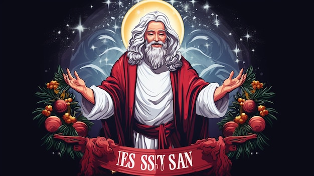 Foto kersdag boodschap 39 jezus is de reden in het seizoen 39 t-shirt quot ai