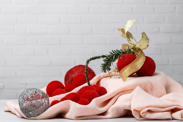 Kerst achtergrond met decoraties