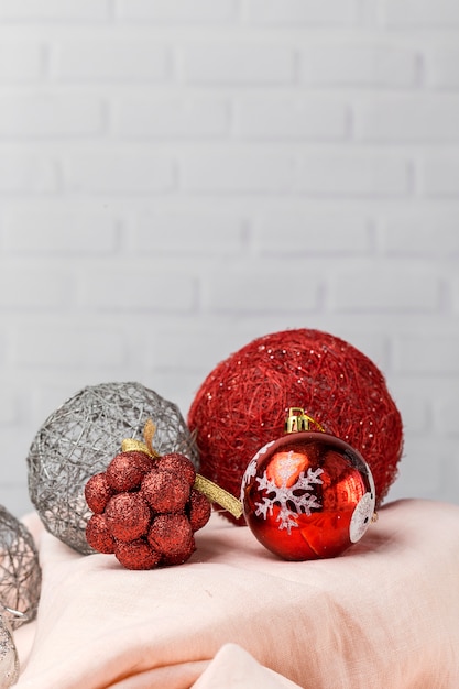 Kerst achtergrond met decoraties