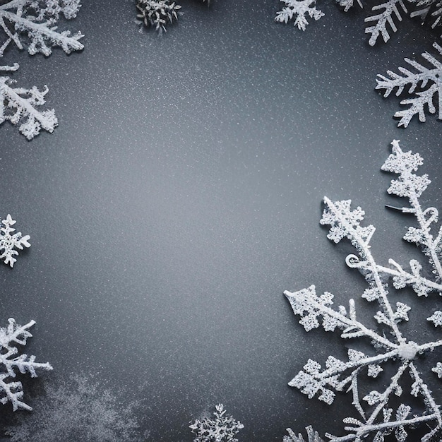 Kerst achtergrond met sneeuwvlokken abstracte grijze sneeuw vlokken achtergrond