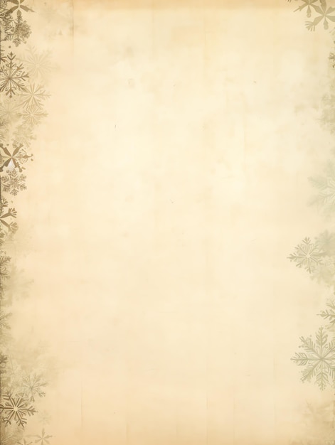 Foto kerst achtergrond met sneeuwvlokken papier mooie antieke vintage oude pagina scrapbooking rommel