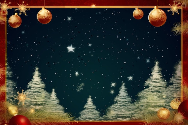 kerst achtergrond wallpaper kopie ruimte santa generatieve IA