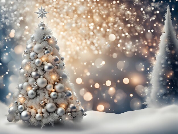 Kerst achtergrond Xmas romantische en elegante sfeer Greeting card