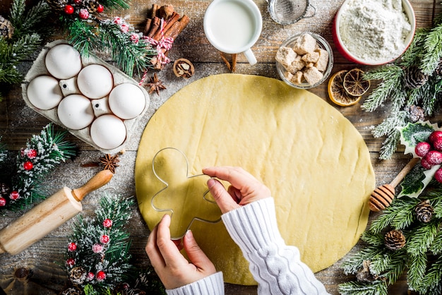 Kerst bakken achtergrond